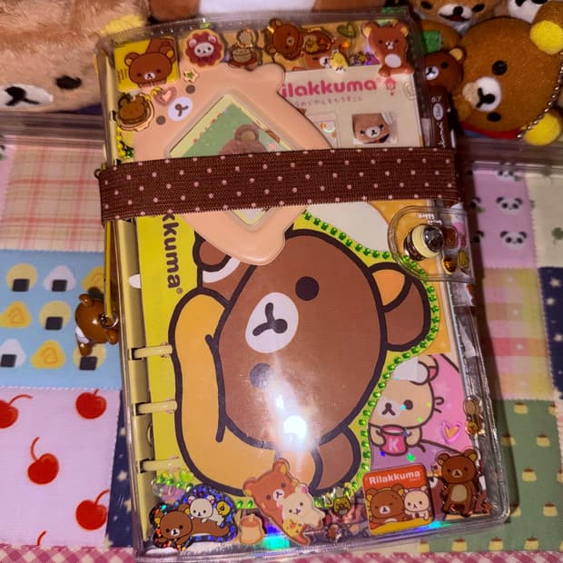 ✨리락쿠마 다이어리셋업/A6옐로우타입💛/66장