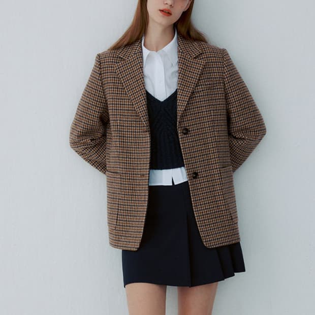 새상품:)FRRW 울 테일러드 자켓