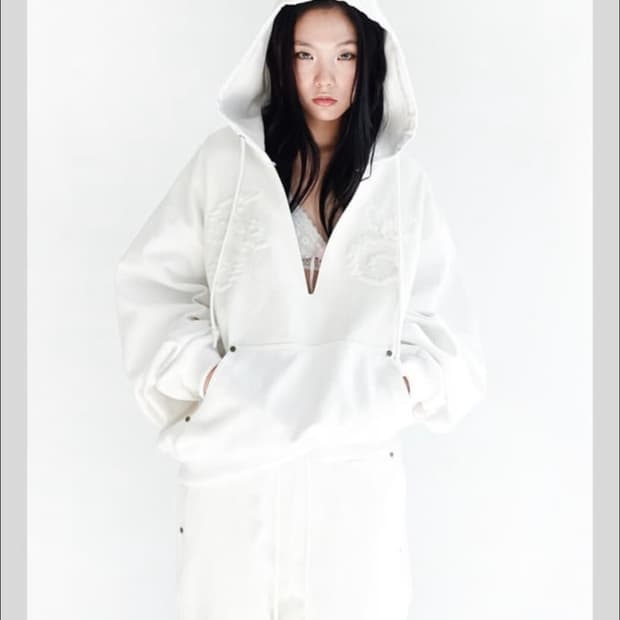 샵 페어리 브이넥 후디 후드티