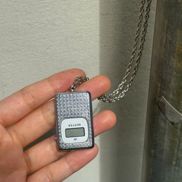 Vintage watch necklace