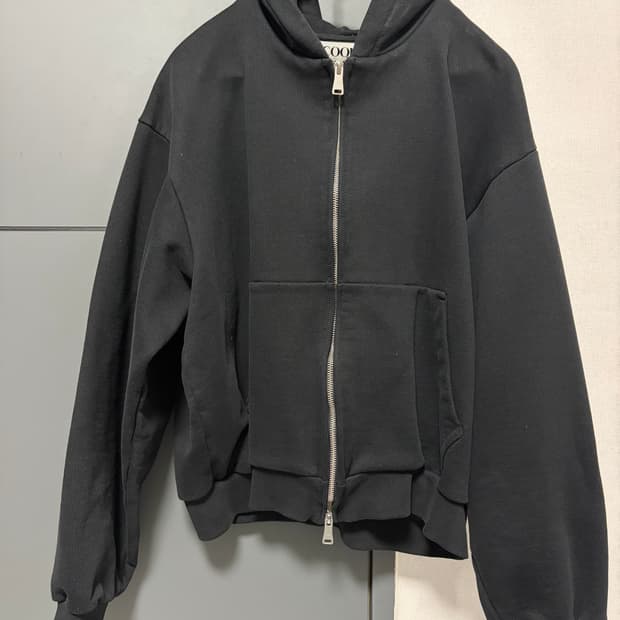 COOR 후드 집업 블랙 L사