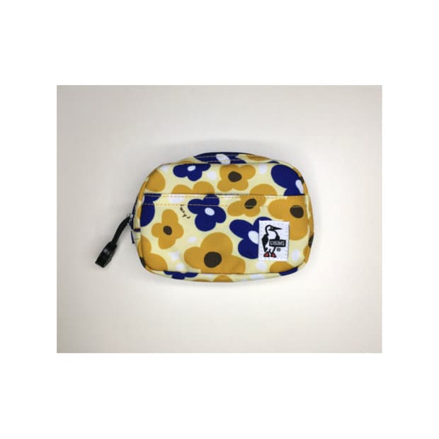 Chums 참스 옐로우 플라워 지갑 코인 케이스