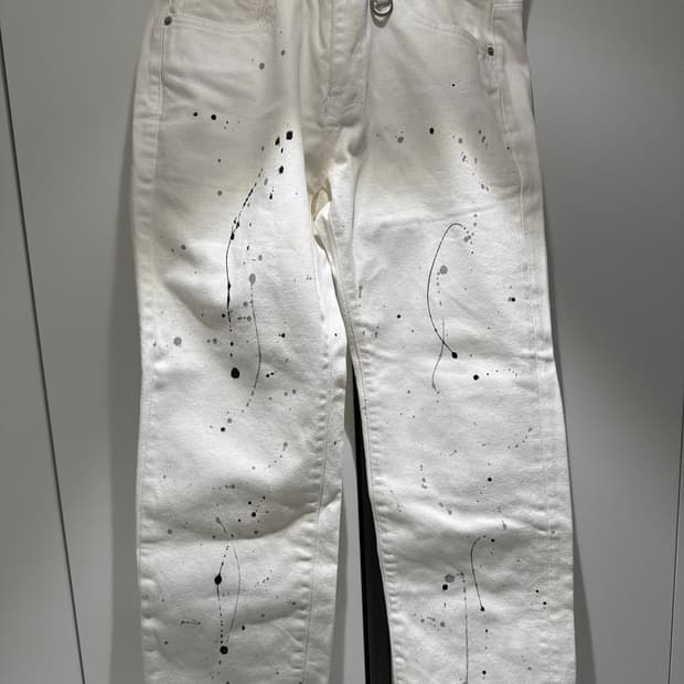 토니웩 Musk Painting Slim-Straight Jeans