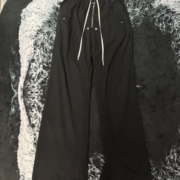 25SS) 릭오웬스 게스 벨라스 와이드 스웻팬츠 