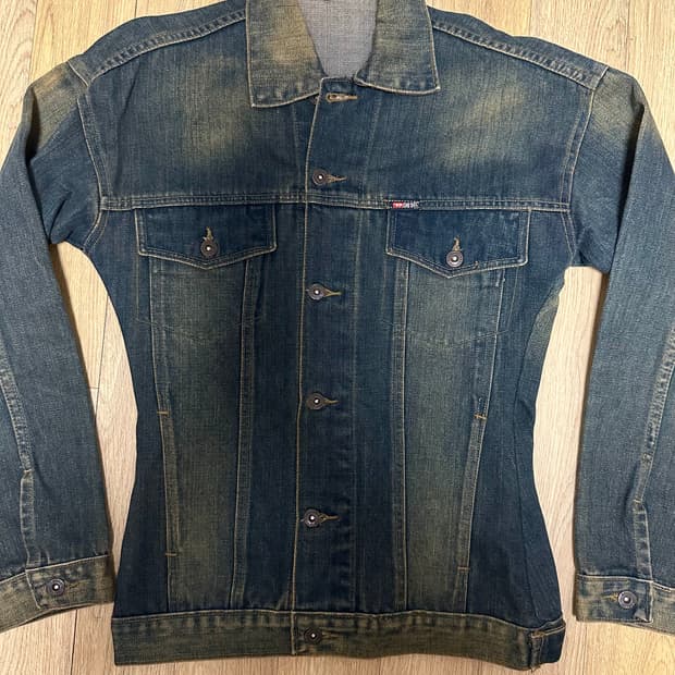 디젤 00s 해외판 데님 라인자켓 95