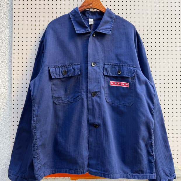 OLD VINTAGE 2 POCKET HBT 헤링본트윌 프렌치워크자켓