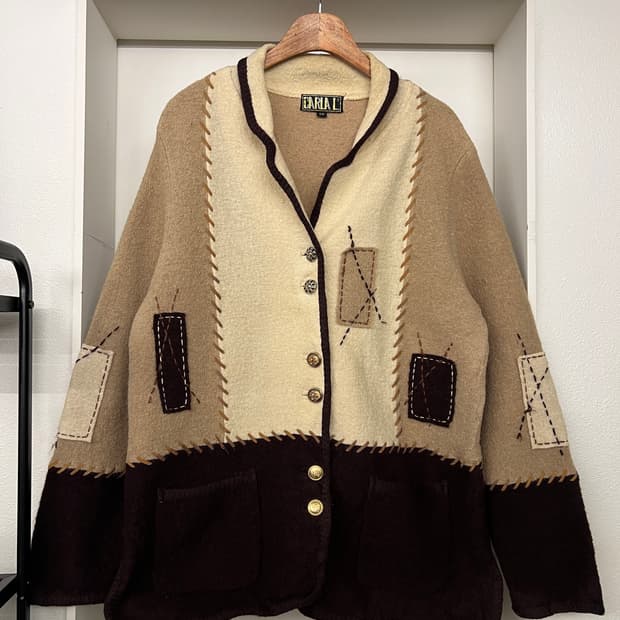VINTAGE CARLA BOILED WOOL JACKET 보일드울자켓