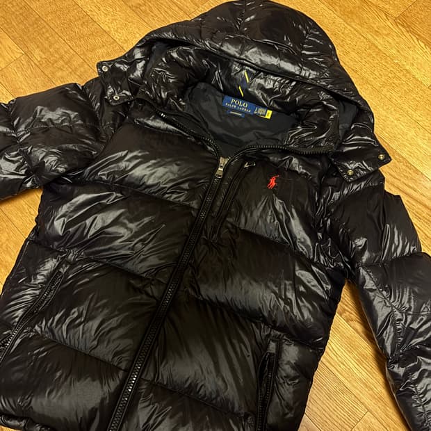 폴로 랄프로렌 고햄 덕다운 유광 패딩