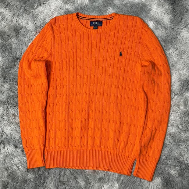폴로랄프로렌 매장판 꽈배기 니트 XL