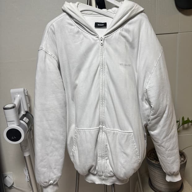 WE11DONE padded 셋업 (후드+스커트)