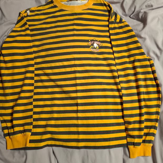 Fetch-Sunday Stripe L/S tee