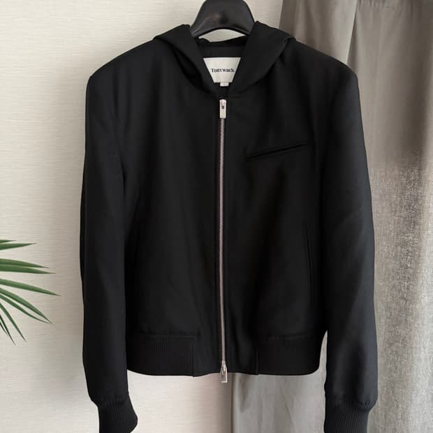 토니웩 투웨이 울 후디드 자켓 L