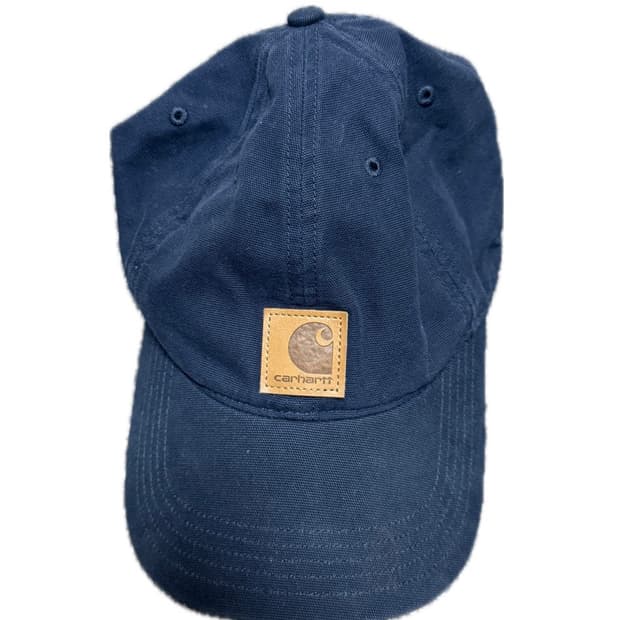 칼하트 캔버스 캡 네이비