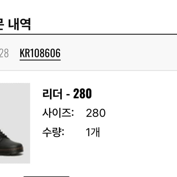 닥터마틴 리더 280