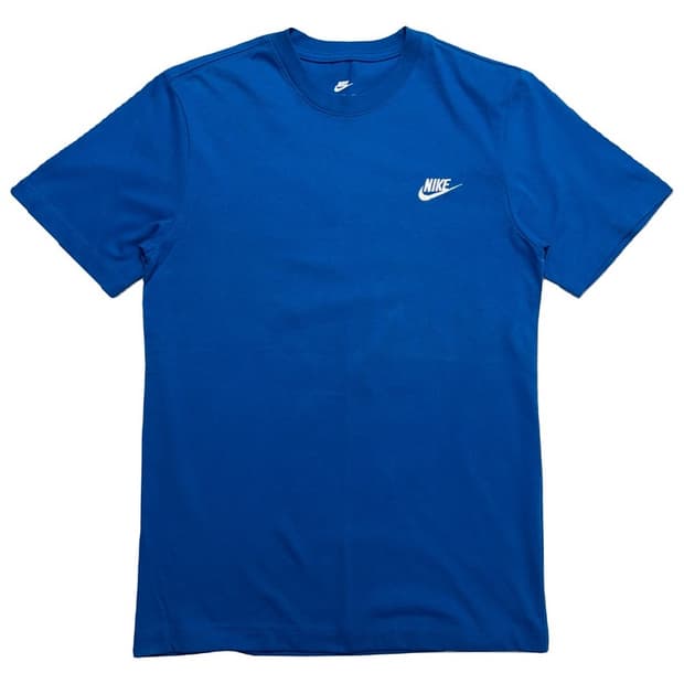 NIKE 블루 반팔 S