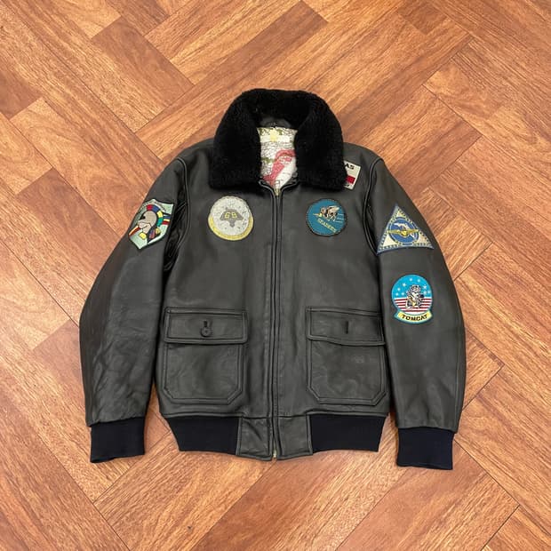 언코일 레더 g-1 자켓