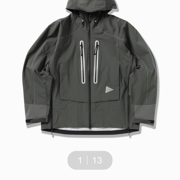 앤드원더 퍼텍스 쉴드 레인자켓 M