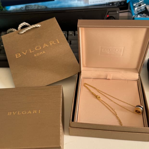 불가리 비제로원 목걸이