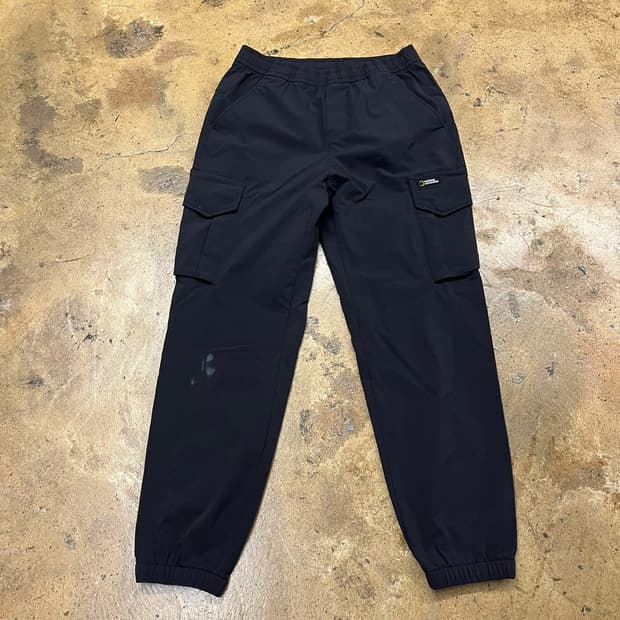 [정품/XS] 내셔널지오그래픽 카고 조거 팬츠 b17