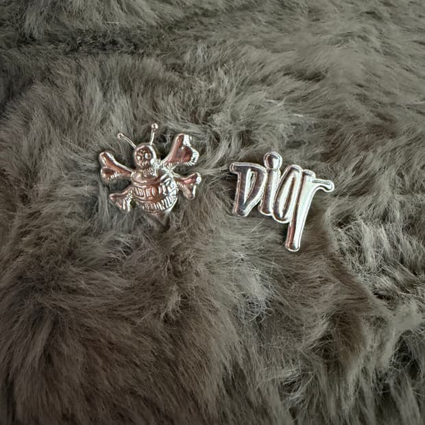 디올 x 스투시(Dior x Shawn) 슈즈참/레이스룩 2종 세트 (꿀