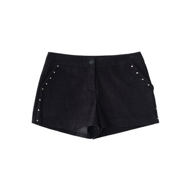 Zanne 누보 골덴 로우라이즈 반바지