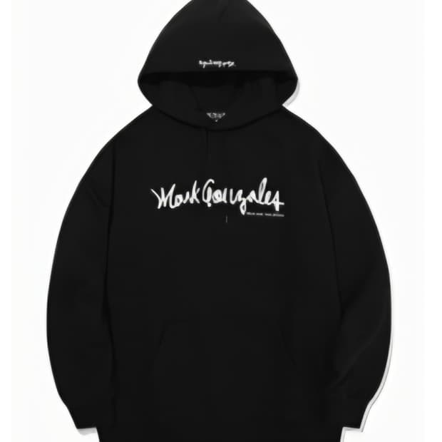 와릿이즌 SIGN LOGO HOOD BLACK