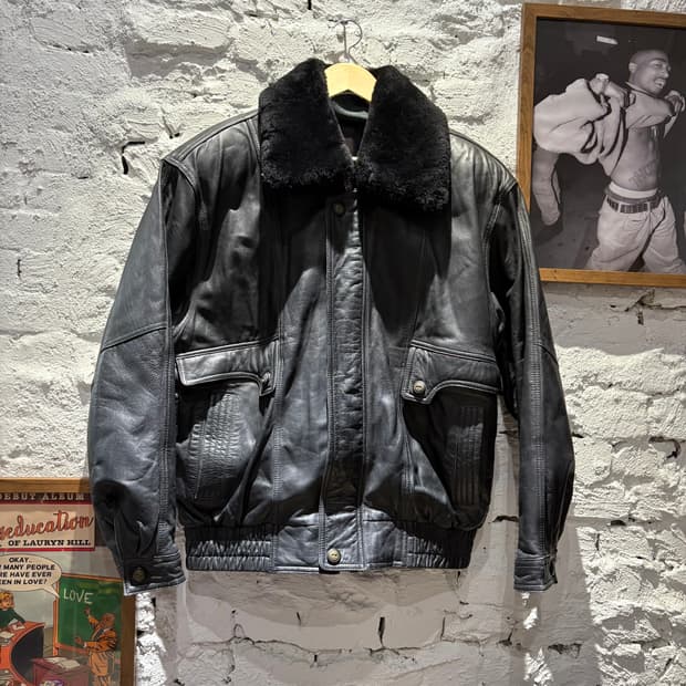 빈티지 양가죽 A-1 무스탕 자켓