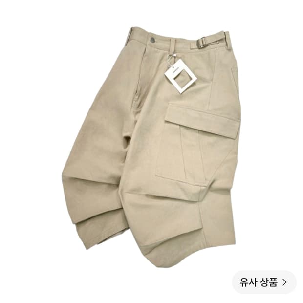 [1]논노드 사이드 카고 쇼츠 베이지