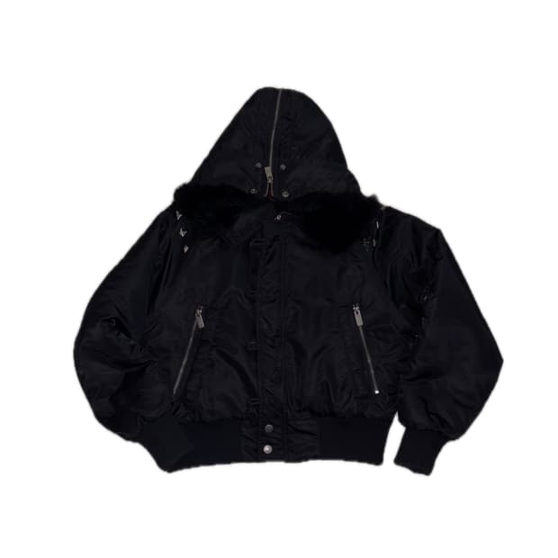 Studded Hooded N2B Jacket