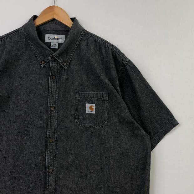 Xxl 칼하트 블랙 데님 셔츠