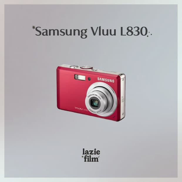 조여원pick✧・゚Samsung VLUU L830 삼성 블루 디카