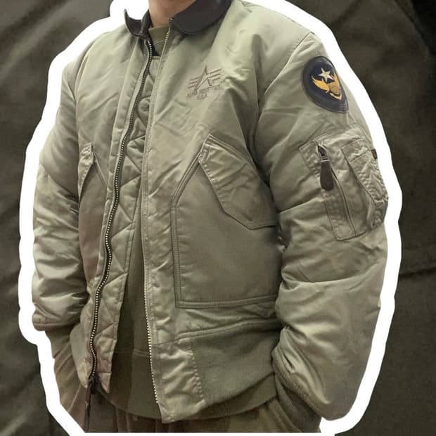 90s 알파인더스트리 FLT-45P 항공자켓 M