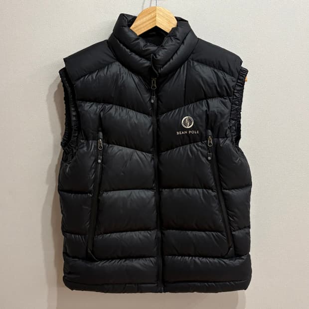 빈폴 아웃도어 구스다운 패딩 조끼 블랙 90~95