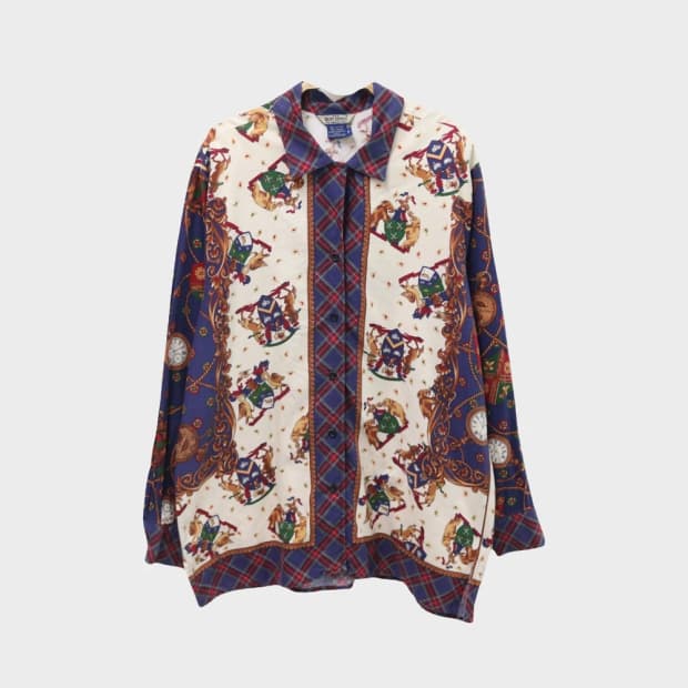 RUFF HEWN Y2K 패턴 셔츠 61963