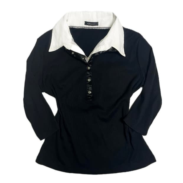 셔츠 레이어드 티셔츠 펑크 punk 갸루 긱시크 프레피