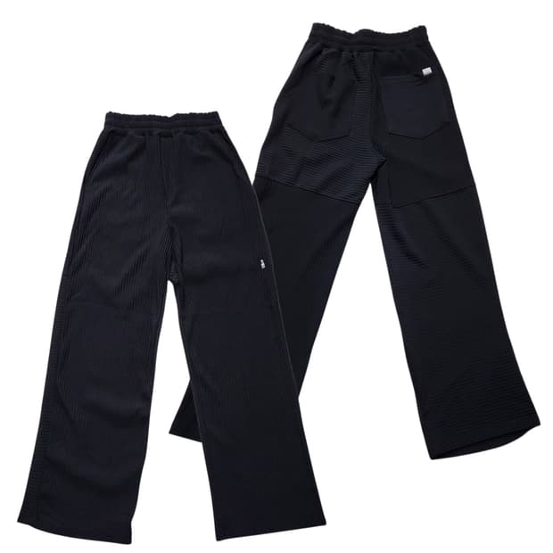 (M) 노메뉴얼 플리츠팬츠 골지바지