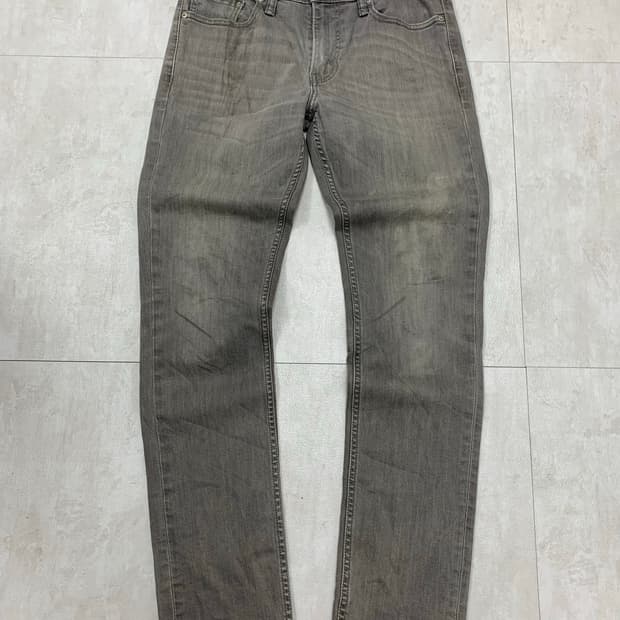 리바이스 511 흑청 데님 팬츠 #417