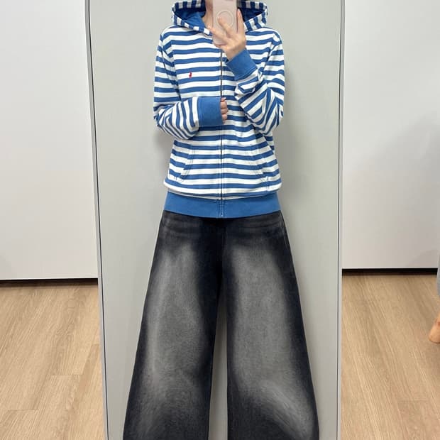 폴로 랄프로렌 마린 스트라이프 후드집업