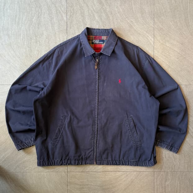 폴로 정품 네이비 스윙톱 자켓