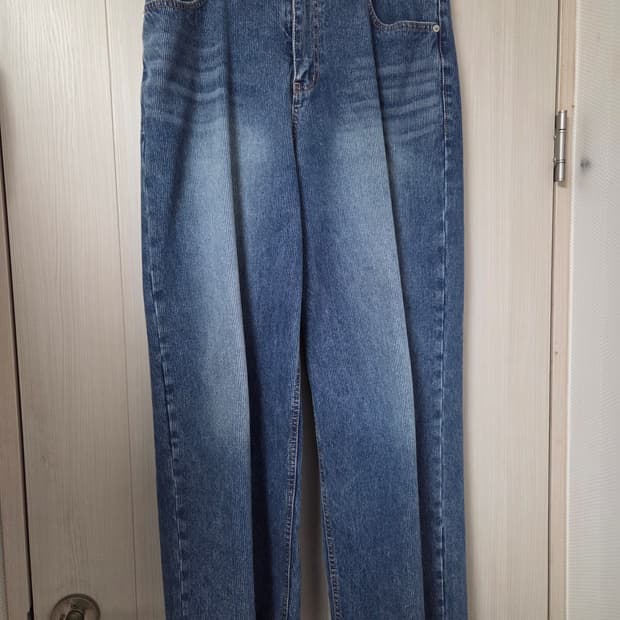 [2] 다이브인 루즈드 와이드 데님팬츠 리브드블루