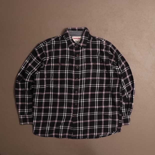 랭글러 아웃도어 코튼 체크셔츠 A1709