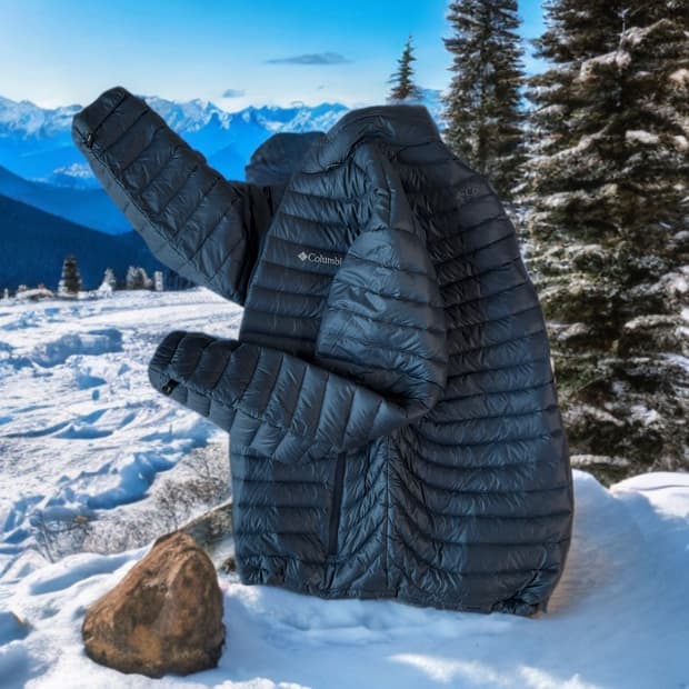 컬럼비아 센터로고 옴니히트 경량(XXL) 고프코어