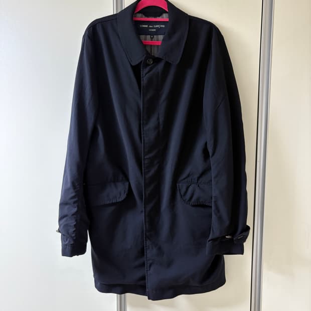 AD2014 Comme des garcons homme 축융 폴리 자켓