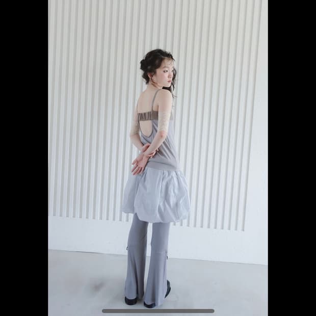 샵페어리 볼륨 져지 드레스 