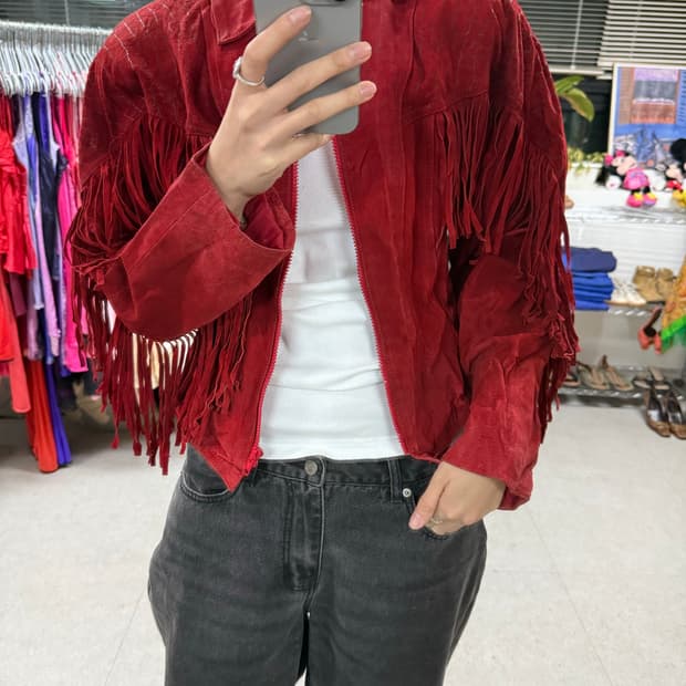 Vintage fringe jacket  프린지자켓