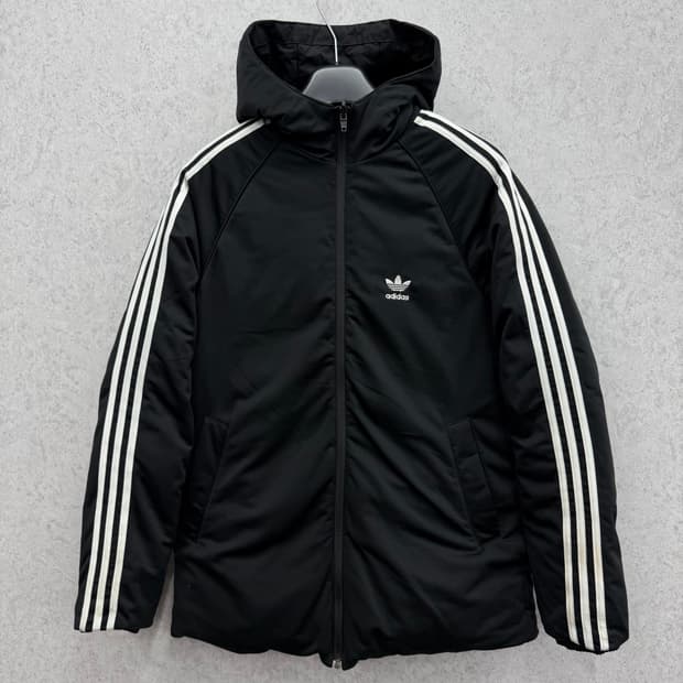 100 아디다스 남자 양면 리버서블 덕다운 져지 패딩