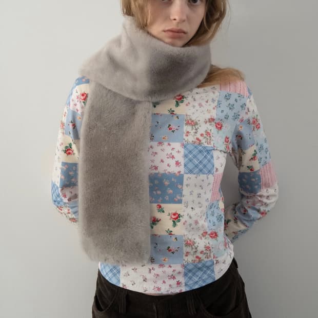 스무스무드 플로럴 패치워크 티셔츠