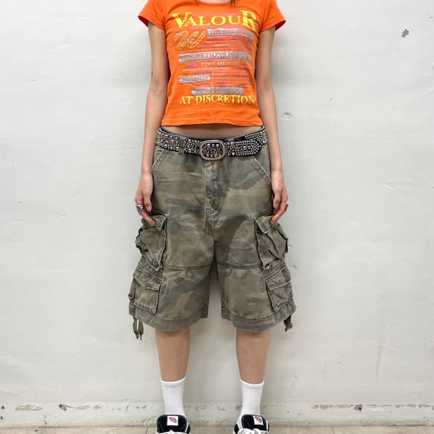 Camo Bermuda Cargo Pants