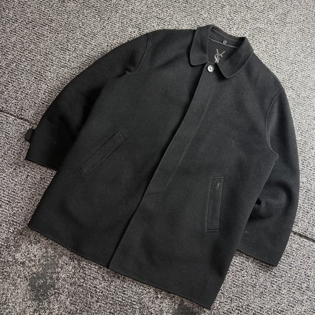 90s YSL 입생로랑 아카이브 발마칸 코트 3356