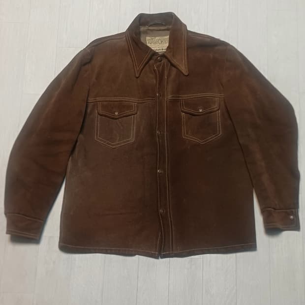 쇼트 70년대 70s 스웨이드 셔츠 자켓100~105 웨스턴워크웨어클래식
